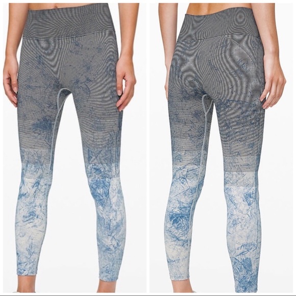 lululemon athletica Pants - Lululemon ebb to train luna gray tie dye leggings